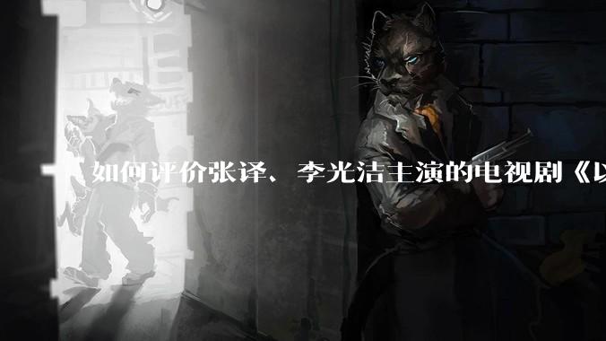 如何评价张译、李光洁主演的电视剧《以法之名》？